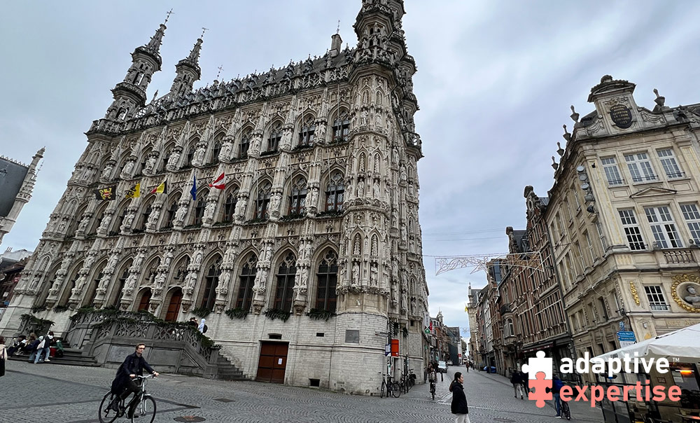 The famous Leuven Town Hall